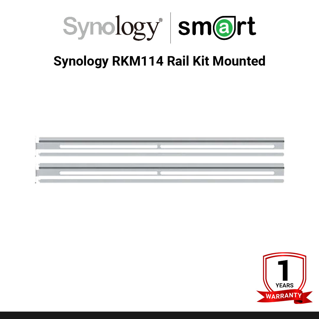 Synology RKM114 Rail Kit Mounted | กรุณาติดต่อเจ้าหน้าเพื่อเช็คสินค้าก่อนทำการสั่งซื้อ