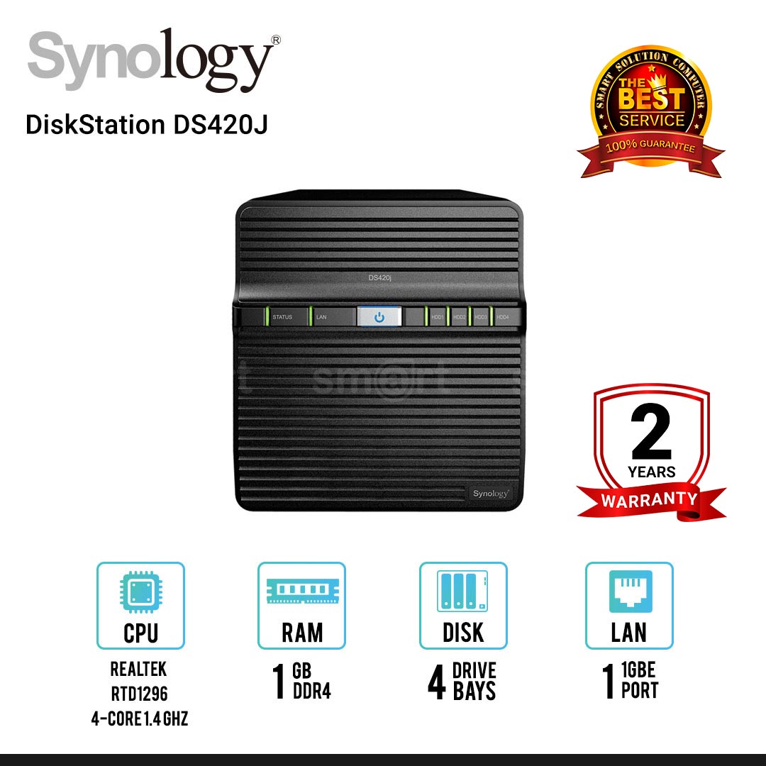 Synology DiskStation DS420J 4-bay NAS | Smart Solution Computer