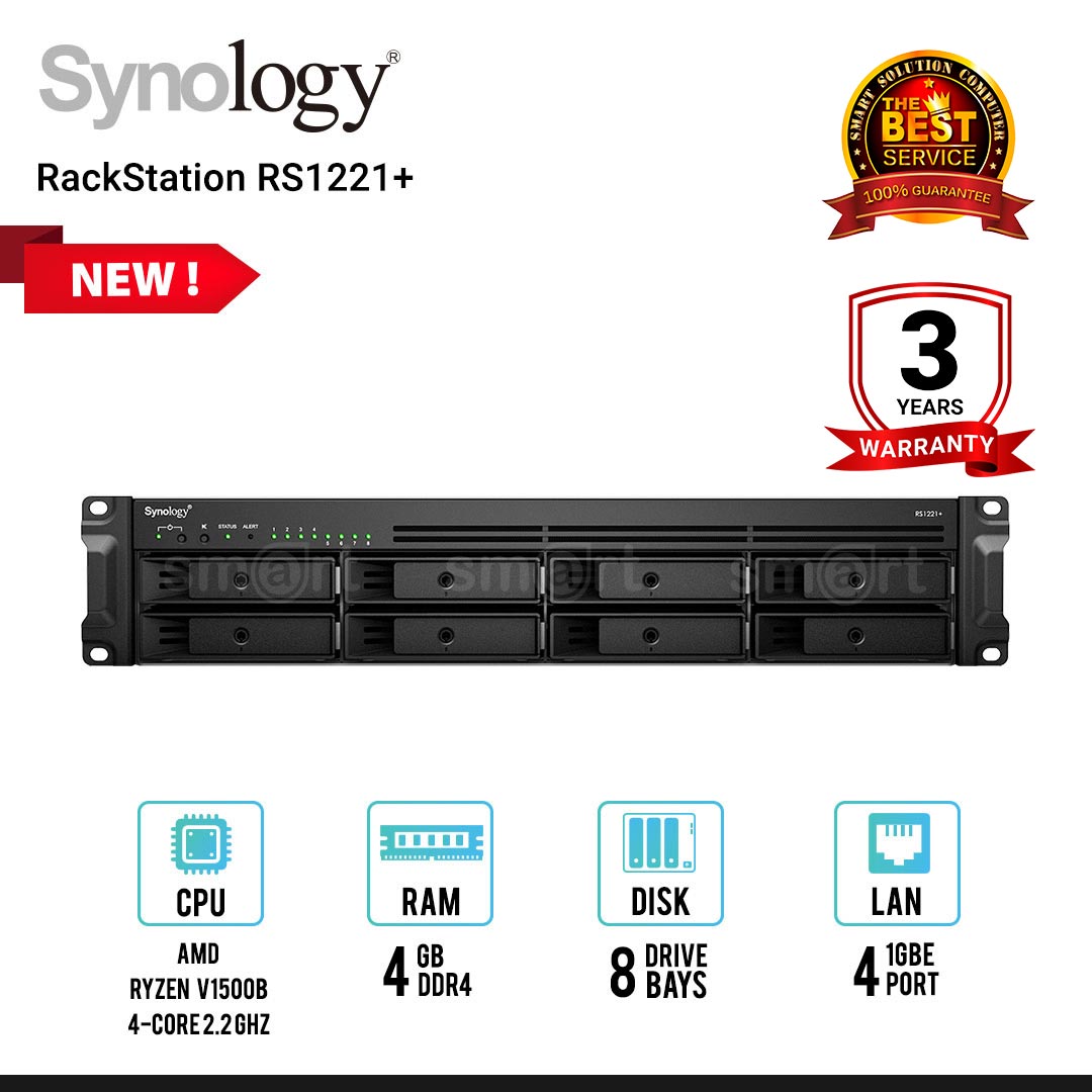 Synology RackStation RS1221+ 8-Bay NAS
