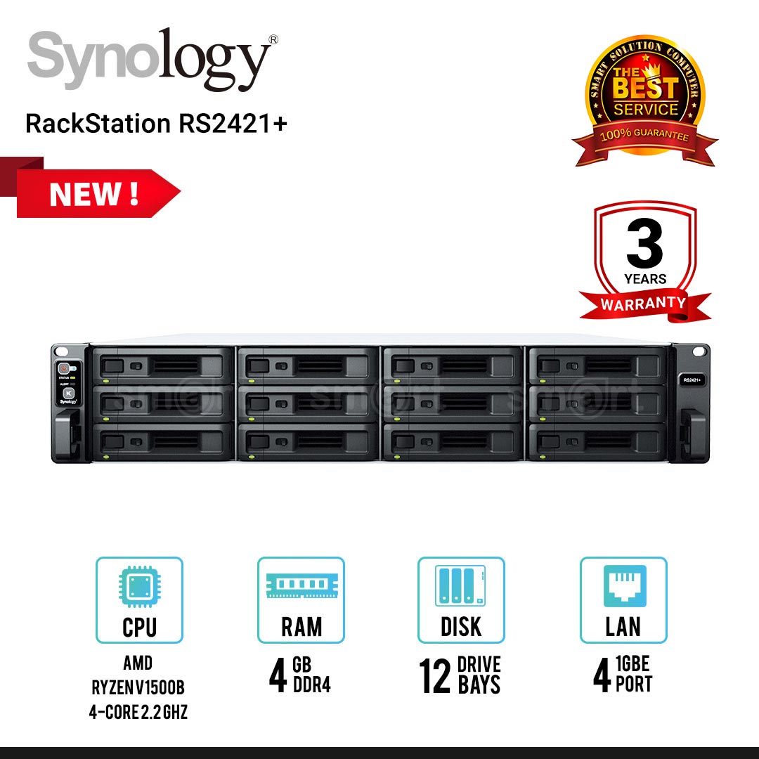 Synology RackStation RS2421+ 12-Bay NAS