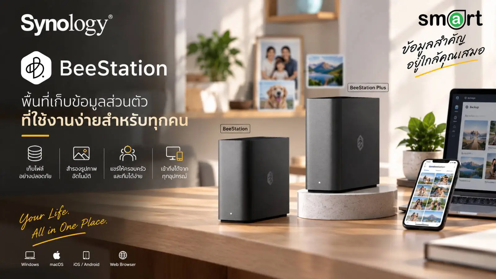 Synology NAS ของแท้ ประกันศูนย์ไทย - Smart Solution Computer ตัวแทนจำหน่าย