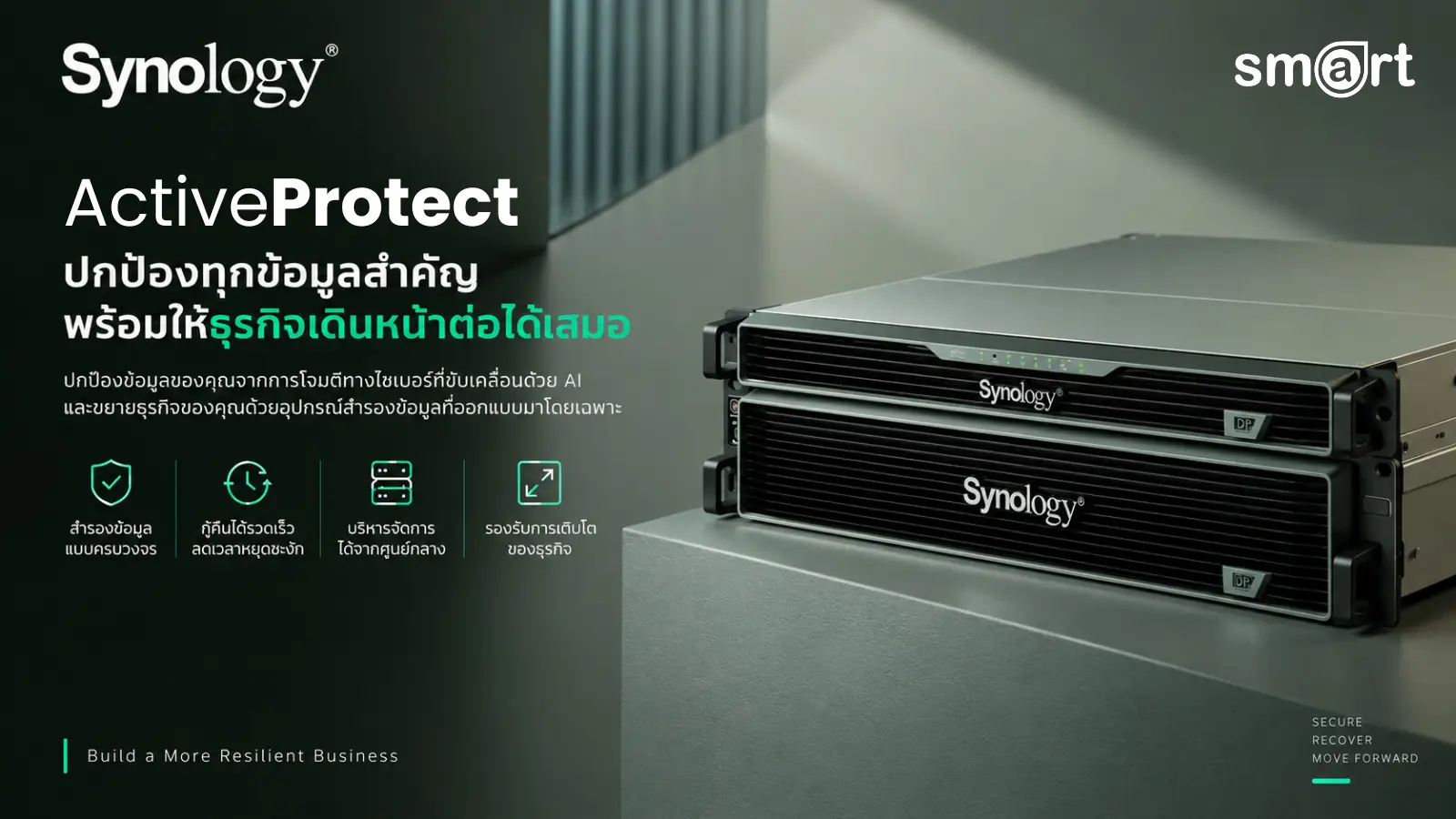 Synology NAS ของแท้ ประกันศูนย์ไทย - Smart Solution Computer ตัวแทนจำหน่าย