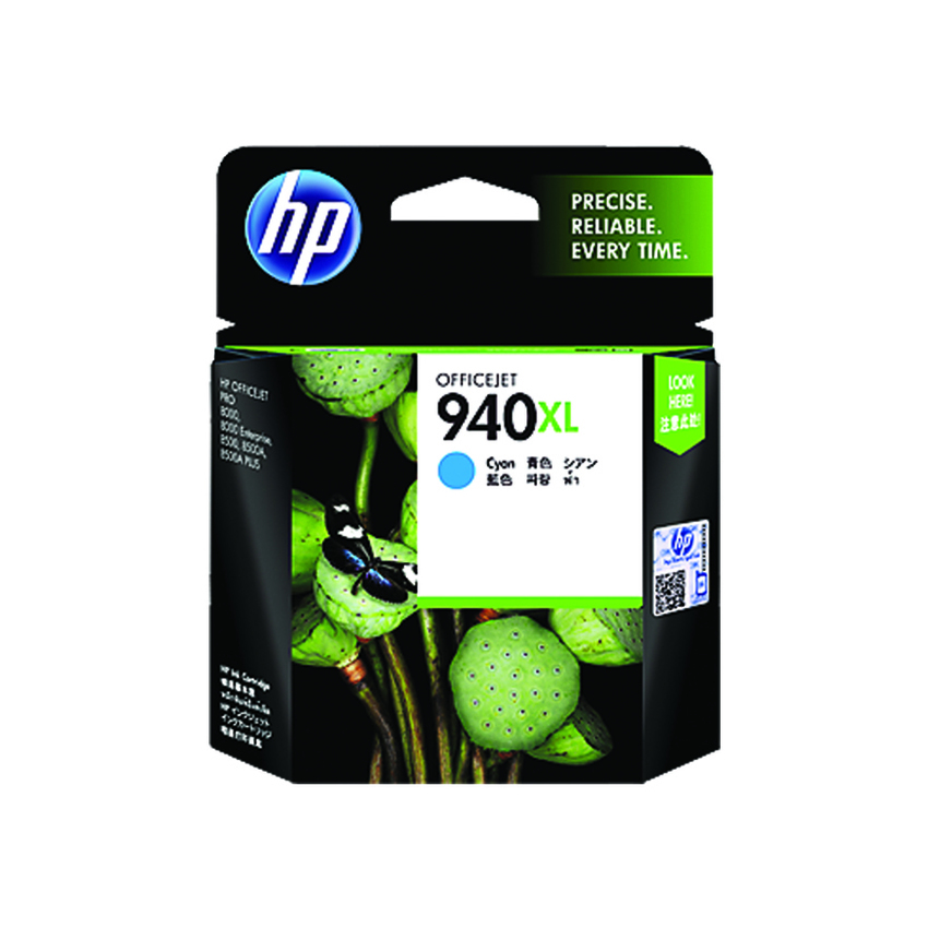HP 940XL High Yield Original Ink Cartridge (C4907AA) - Cyan