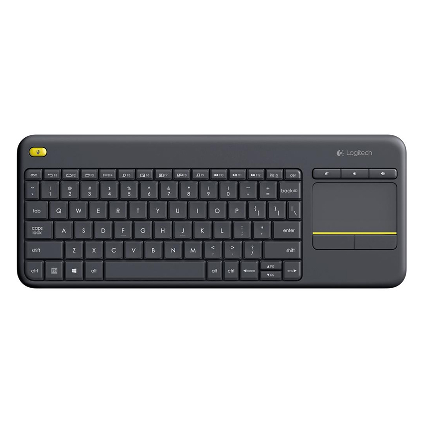 Logitech Wireless Touch Keyboard K400 Plus (Black)(TH/EN)