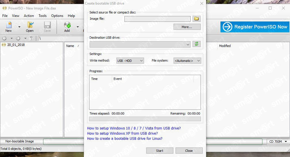 create windows xp boot disk on usb drive