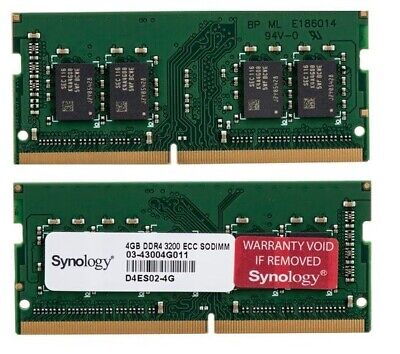 Synology RAM DDR4 ECC SODIMM 2666MHz memory module for RS1221RP+, RS1221+, DS1821+, DS1621+